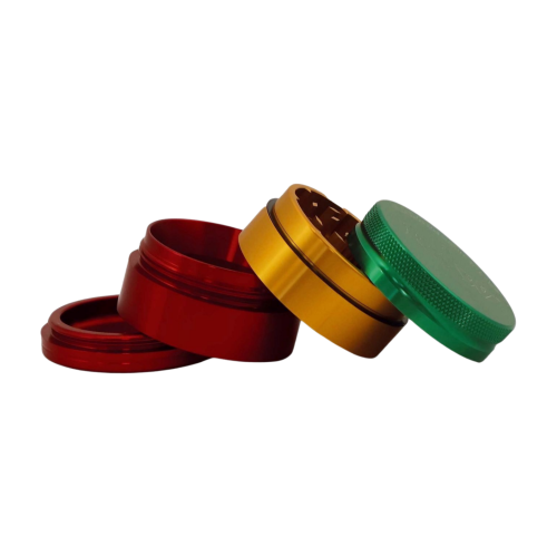 Młynek metalowy Hammercraft X RAW Rasta 4-część 48 mm