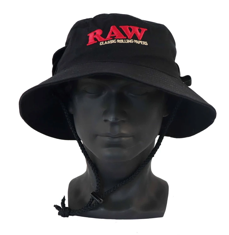 Kapelusik Bucket Hat Raw Czarny rozmiar M