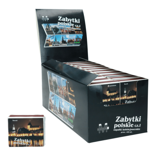 Zapałki Zabytki Polskie ok. 100 szt.