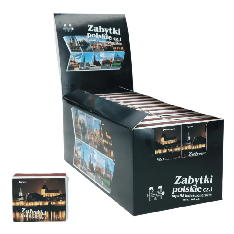 Zapałki Zabytki Polskie ok. 100 szt.