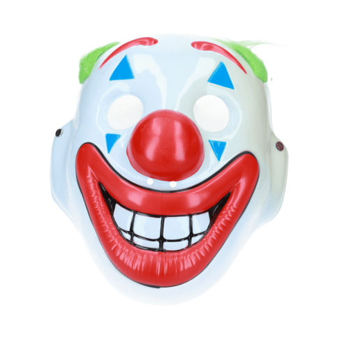 Maska Halloweenowa maska horroru pół twarzy rabuś
