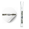 Lufka szklana z grafiką BATMAN - 9 cm