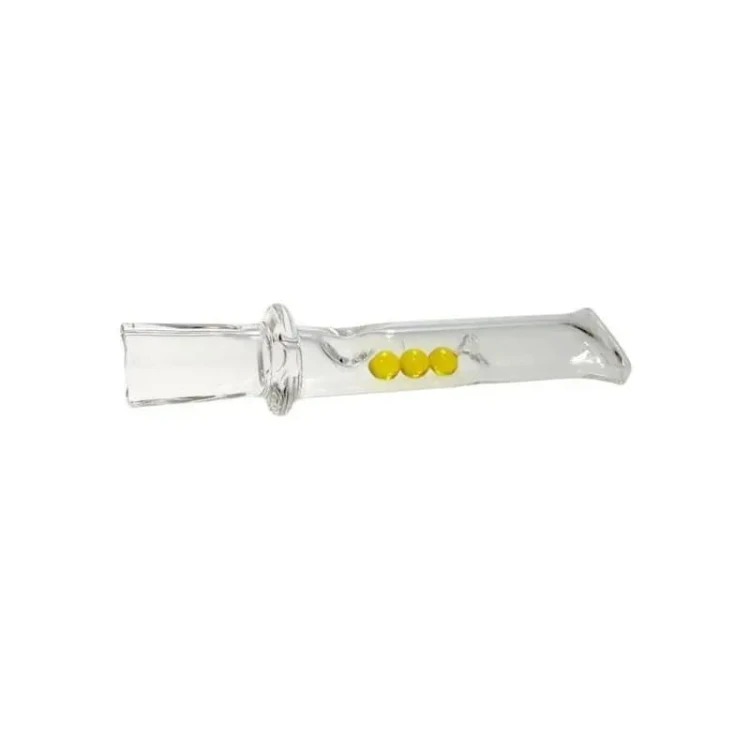 Lufka szklana YELLOW BALLS HANDICRAFT 8cm 10 sztuk
