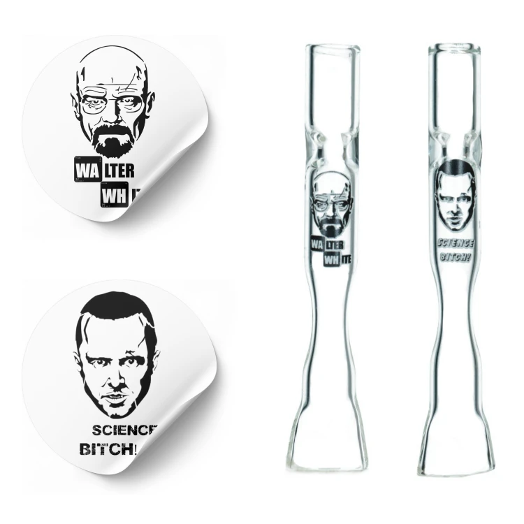 Lufka szklana z grafiką BREAKING BAD - 2 modele- 9 cm
