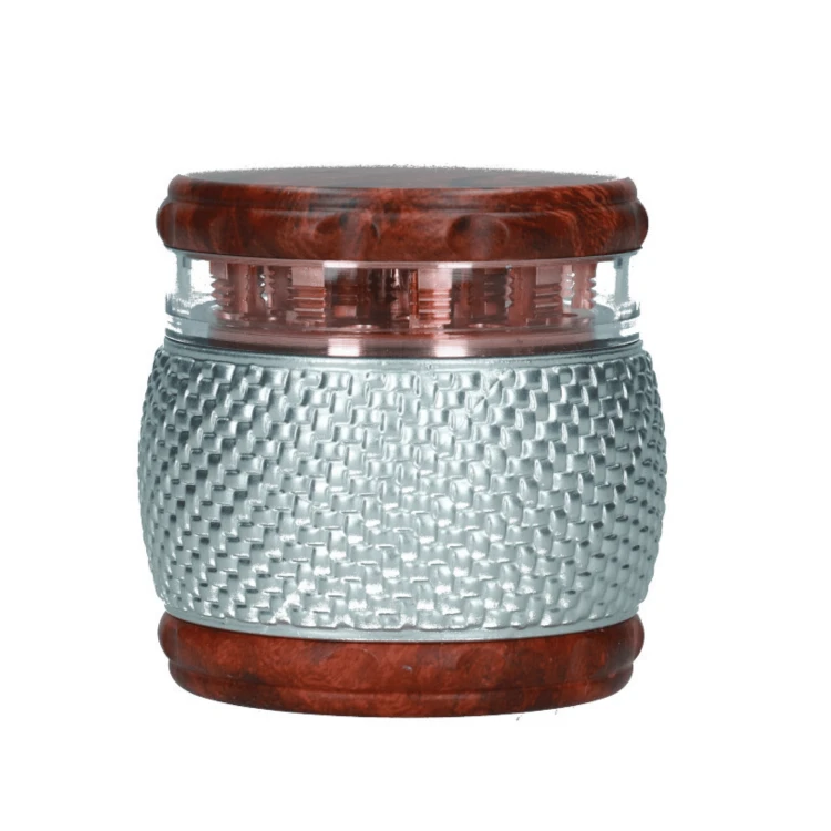 Młynek metalowo-akrylowy  Rwanda 4 części 65 mm