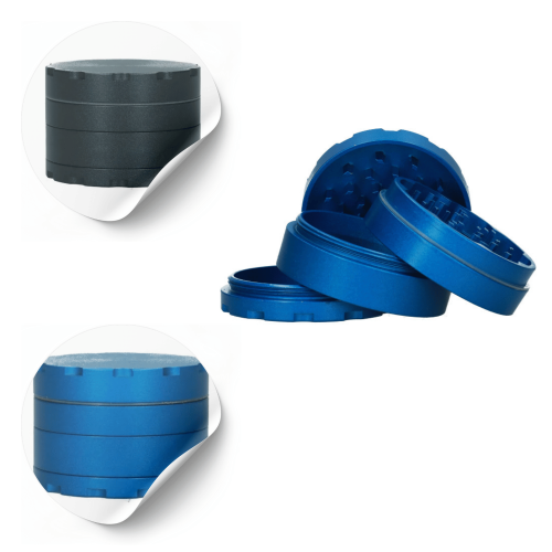 Młynek metalowy 4 części 62 mm MIX kolor
