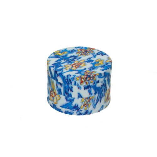Młynek metalowy Flowers 4 części 63 mm MIX wzorów
