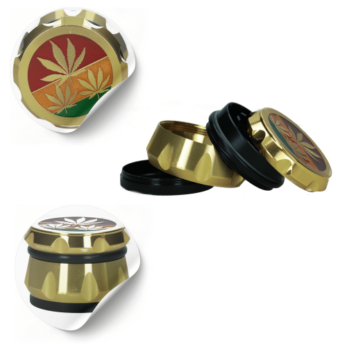 Młynek metalowy Golden 4 części 55 mm