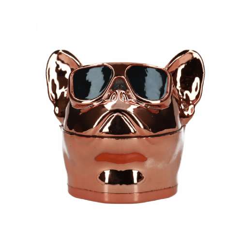 Młynek metalowo-akrylowy Doggy 4 części 75 mm MIX kolor