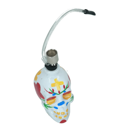 Fajka wodna Skull 13cm MIX kolor