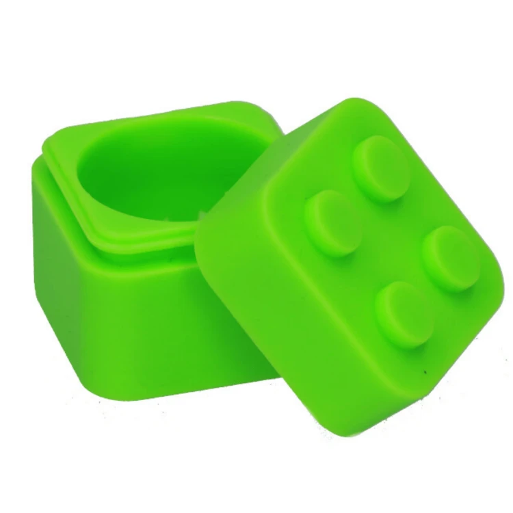 Pojemnik schowek silikonowy Klocek 3x3 cm MIX kolor
