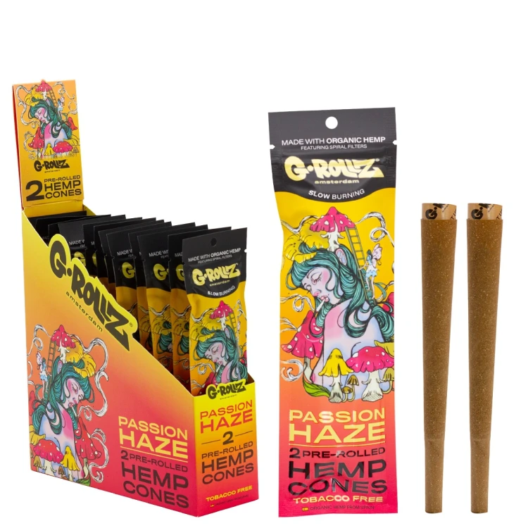 Wrapy Konopne G-Rollz Passion Fruit Flavored - 2 szt.