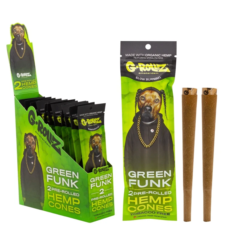 Wrapy Konopne G-Rollz Grape Flavored - Winogrono - 2 szt.