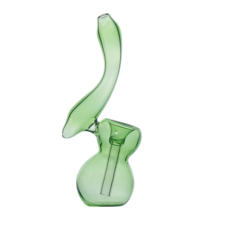 Mini bubbler szklany Greeny 13 cm