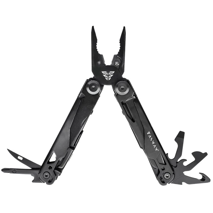 Multitool TASMAN PRO 19 funkcji ze stali nierdzewnej czarny
