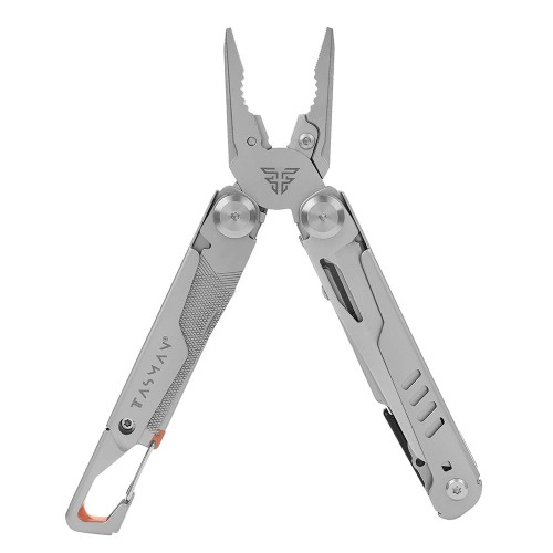 Multitool TASMAN PRO 17 funkcji ze stali nierdzewnej srebrny