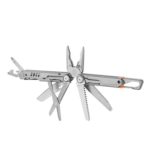 Multitool TASMAN PRO 17 funkcji ze stali nierdzewnej srebrny