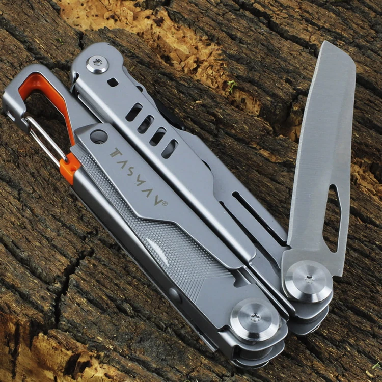 Multitool TASMAN PRO 17 funkcji ze stali nierdzewnej srebrny