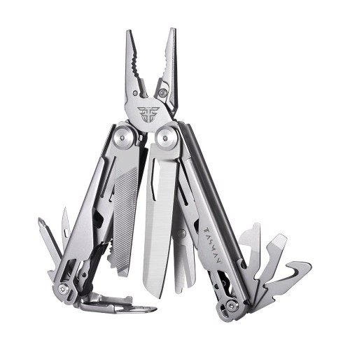 Multitool TASMAN PRO 18 funkcji ze stali nierdzewnej srebrny
