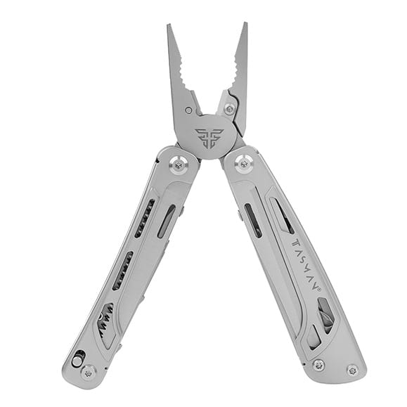 Multitool TASMAN PRO 19 funkcji ze stali nierdzewnej srebrny