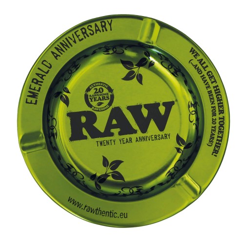 Metalowa popielniczka RAW Emerald Anniversary 14 cm