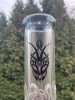 Bongo szklane Tribal Tattoo 14,5 mm - samo bongo - wybity dyfuzor