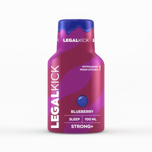 Shot konopny Legal Kick BLUEBERRY STRONG+