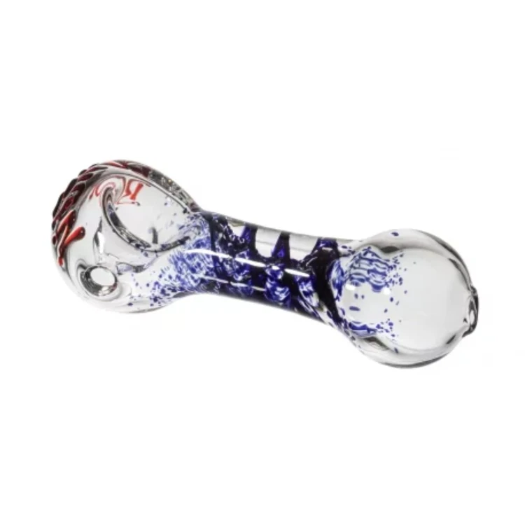 Lufka szklana Bowl z turbo - Niebieska 10,5 cm