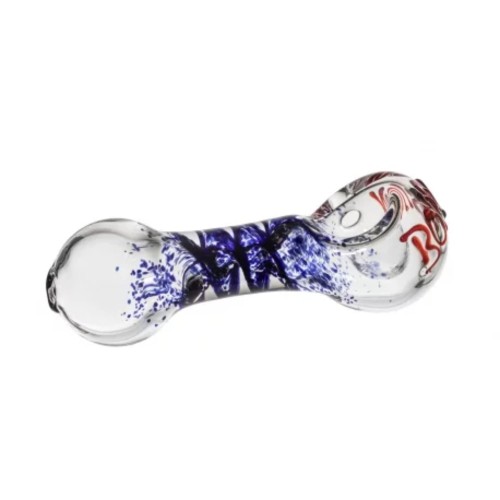 Lufka szklana Bowl z turbo - Niebieska 10,5 cm