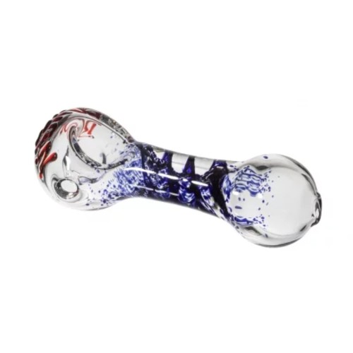 Lufka szklana Bowl z turbo - Czerwona 10,5 cm	JG-108