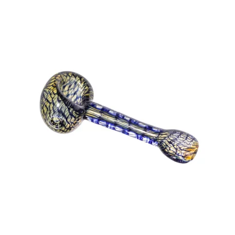 Lufka szklana artystyczna "Zwój"' 8 cm