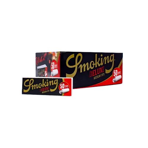 BOX - 50 x Filterki Smoking Deluxe Medium Size 50 szt.