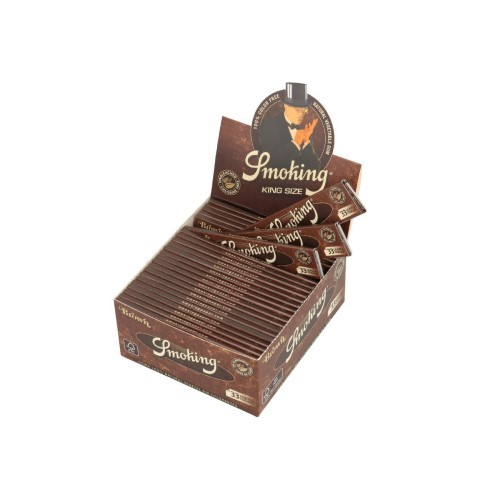 BOX - 50 x Bibułka SMOKING BROWN KS