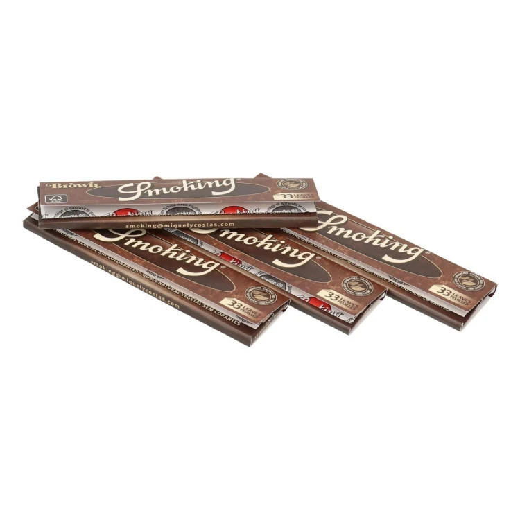 BOX - 50 x Bibułka SMOKING BROWN KS