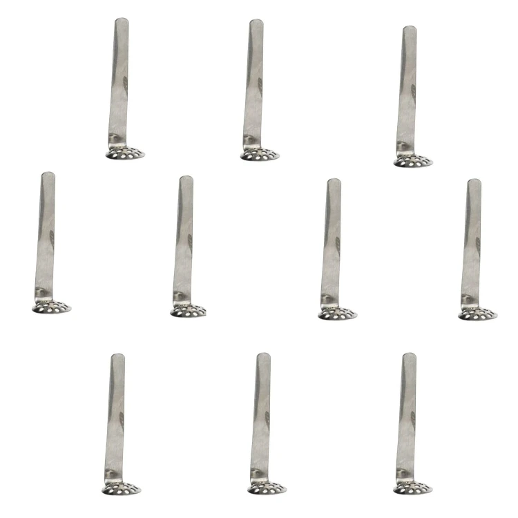 KOMPLET - 10 x Sitka metalowe łyżeczka 12 mm