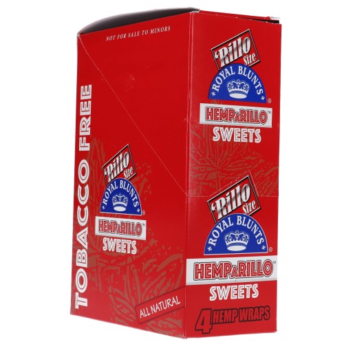 BOX - 15 x Bibułka Royal Blunt Hemparillo - Słodycz