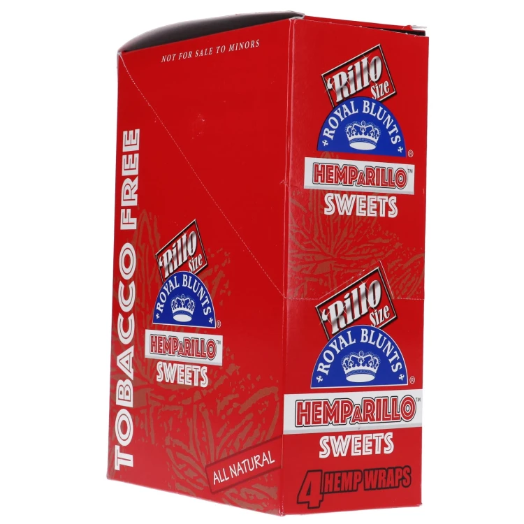 BOX - 15 x Bibułka Royal Blunt Hemparillo - Słodycz