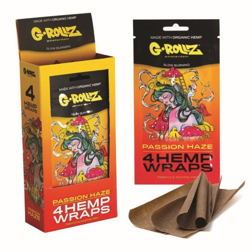 Wrapy Konopne G-Rollz Passion Haze - 4 szt.