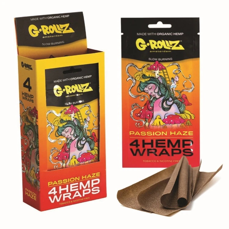 Wrapy Konopne G-Rollz Passion Haze - 4 szt.