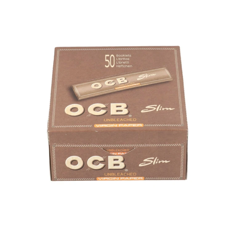 BOX - 50 x Bibułka OCB Virgin KS Slim