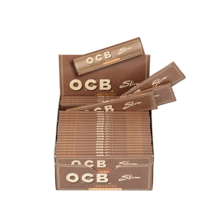 BOX - 50 x Bibułka OCB Virgin KS Slim
