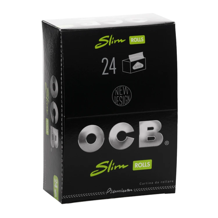 BOX - 24 x Bibułka OCB Rolls Premium Slim 4m