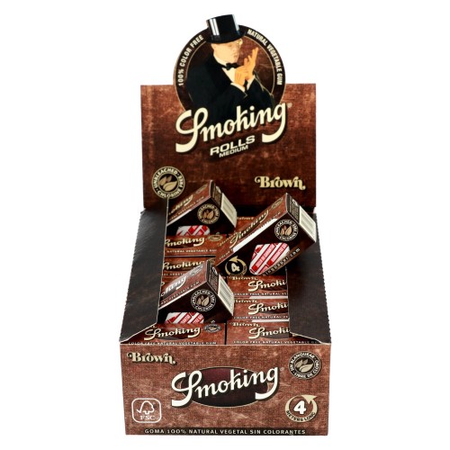 Bibułka SMOKING Rolls BROWN BOX 24 szt