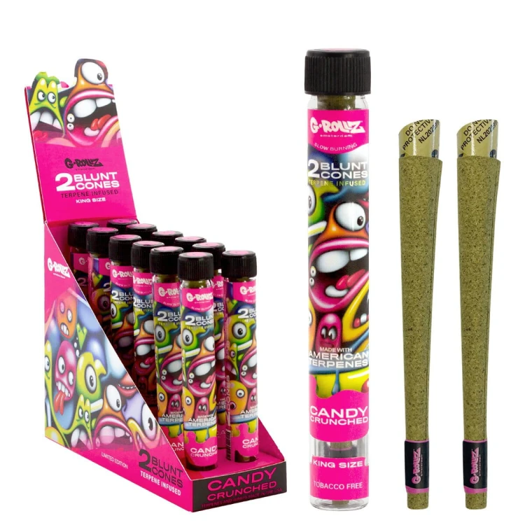 Wrapy Konopne G-Rollz Candy Crunched - 2 szt.
