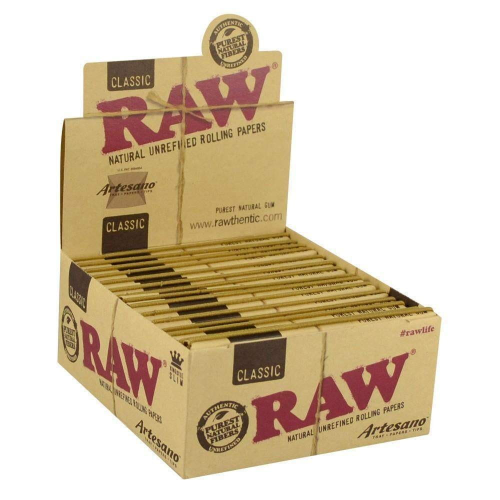 BOX - 15 x Bibułka RAW ARTESANO KS Slim + Filtry