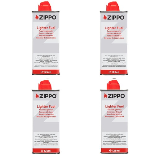ZESTAW - 4 x Benzyna Zippo 125ml