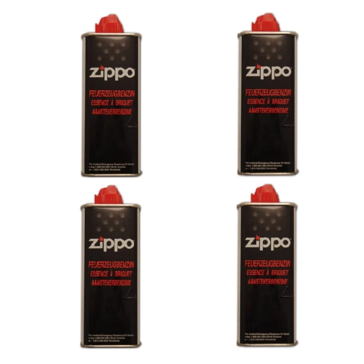 ZESTAW - 4 x Benzyna Zippo 125ml