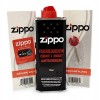 ZIPPO ZESTAW ORYGINALNY - BENZYNA + KNOT + KAMIENIE Akcesoria