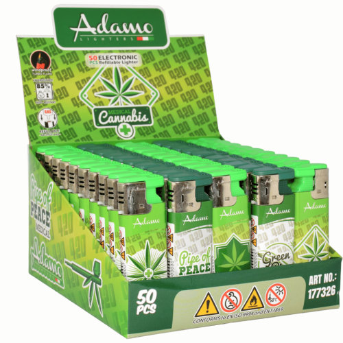 BOX - 50 x Zapalniczka żarowa Adamo Peace Medical MIX