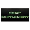 BOX - 15 x Bibułki Premium Hemp Settlement + Tips + Tacka + Młynek + Ubijak